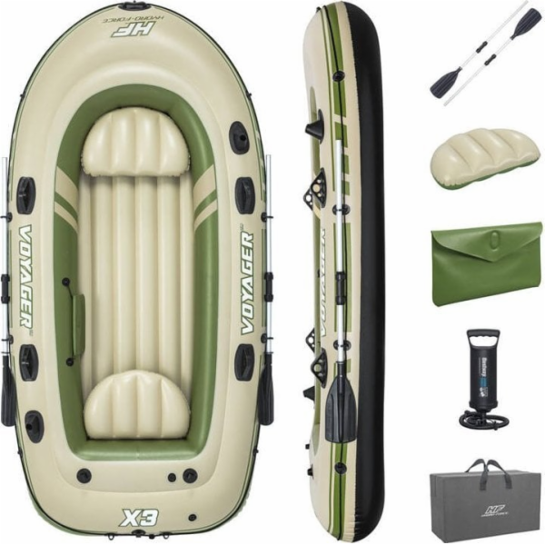 Bestway Nafukovací ponton pro 3 osoby + vesla 294 x 137 c...