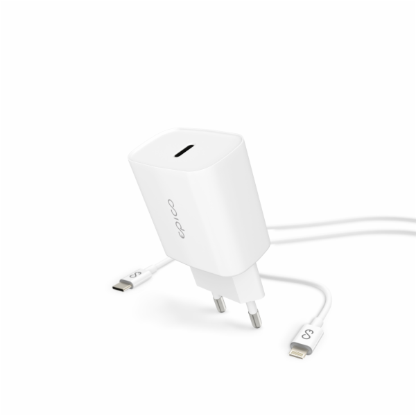 Epico UltraBoost GaN 20W síťový adaptér EA20 - bílá