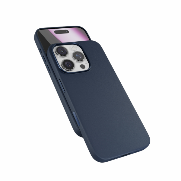 Epico Mag+ Leather Case iPhone 16 Pro - modrá