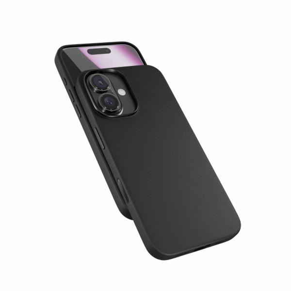 Epico Mag+ Leather Case iPhone 16 Plus - černá