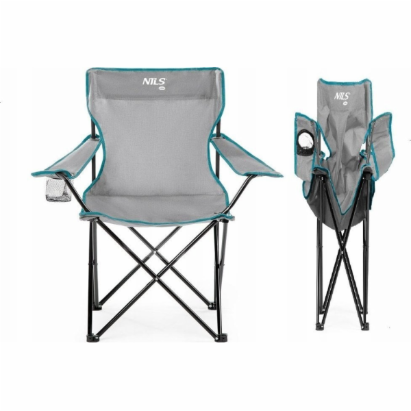 Nils Extreme NC3044 ŠEDÁ KEMPOVACÍ ŽIDLE NILS