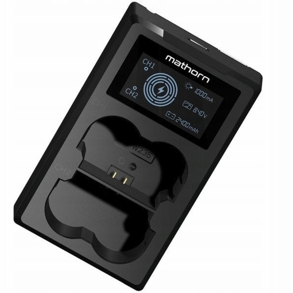 Mathorn Dvoukanálová nabíječka MBC-D230 USB-C pro Fujifil...
