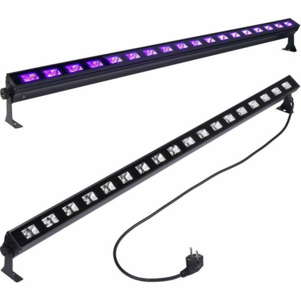 LIGHT4ME LIGHT4ME LED BAR 18x3W UV světelný pásek ultrafi...