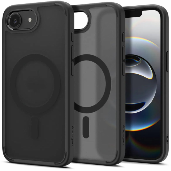 Spigen Crystal Hybrid MagSafe, mrazuvzdorná černá - iPhon...