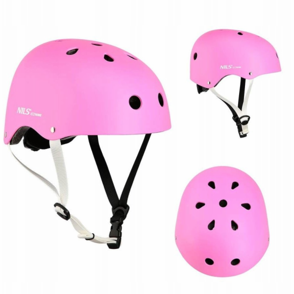Nils Extreme MTW001 RŮŽOVÁ VELIKOST M (55-58 CM) HELM