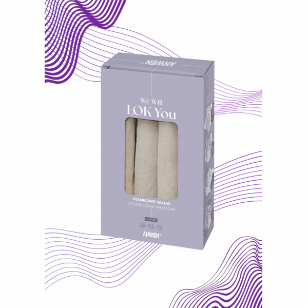 Anwen We Will Lok You natáčky na vlasy bez ohřevu 4 ks