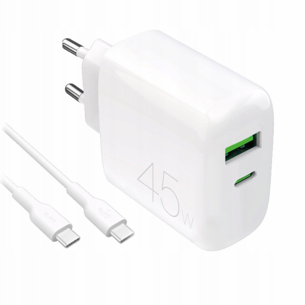 Puro Nabíječka Daily Prolite 45W USB-C USB-A s USB-C kabe...