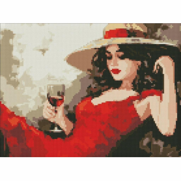 Norimpex Diamantová mozaika - Dívka v klobouku