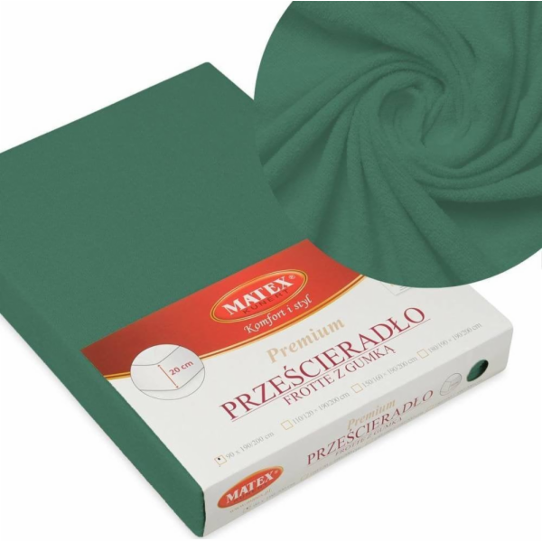 Matex Prostěradlo 160 x 200 froté s gumou PREMIUM 35