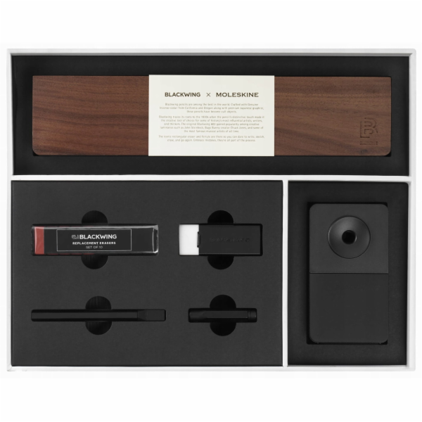 Moleskine Sada Max Atelier BLACKWING X MOLESKINE