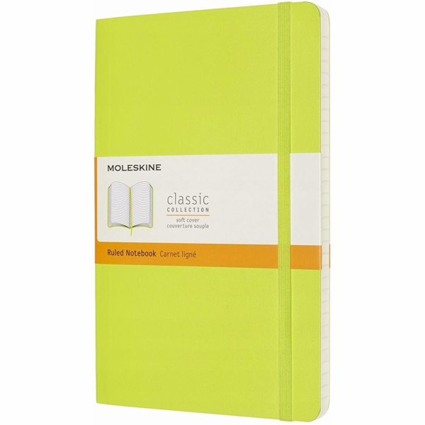 Moleskine Zápisník Classic L (13x21cm), linkovaný, měkká ...
