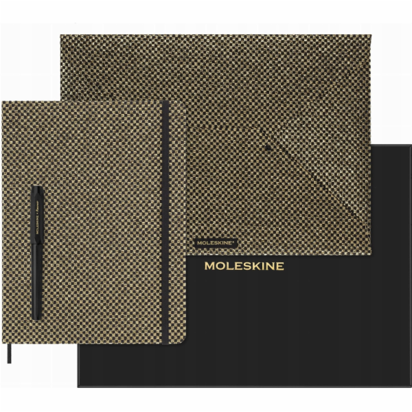 Moleskine Shine sběratelská sada, aktovka + plnicí pero K...