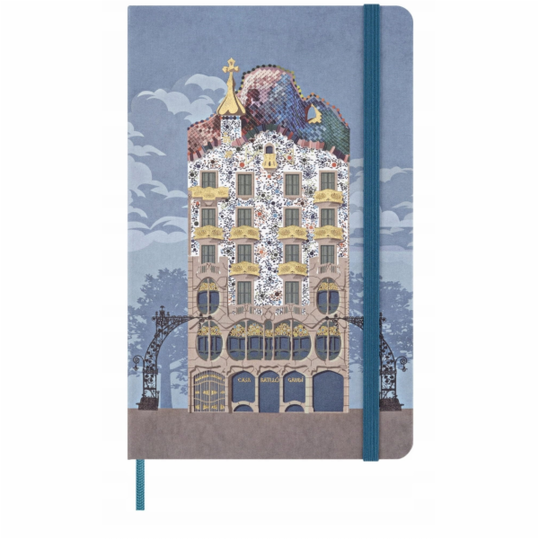 Moleskine Zápisník Casa Batalló 2024, 13x21 cm, linkovaný...