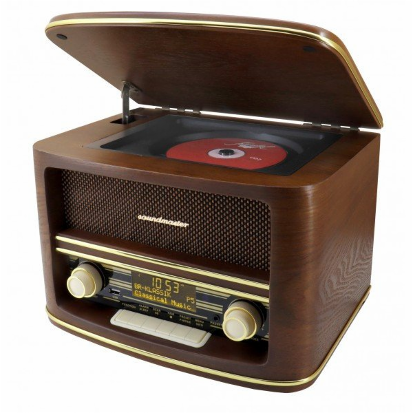 Soundmaster STEREO NR961 gramofon DAB+/FM CD/MP3 USB BT, ...