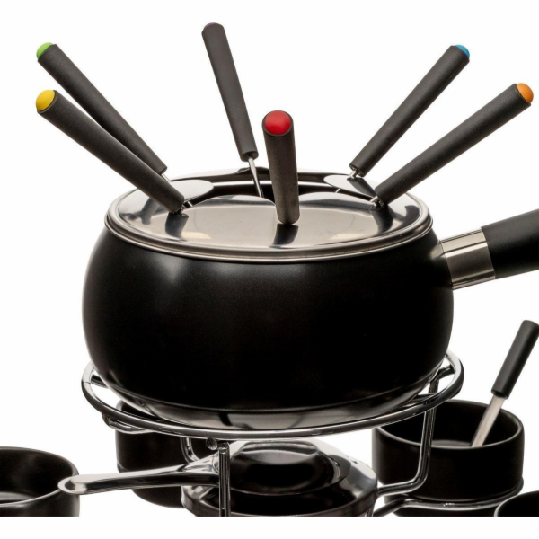 Kaiserhoff Keramická otočná sada na fondue pro 6 osob