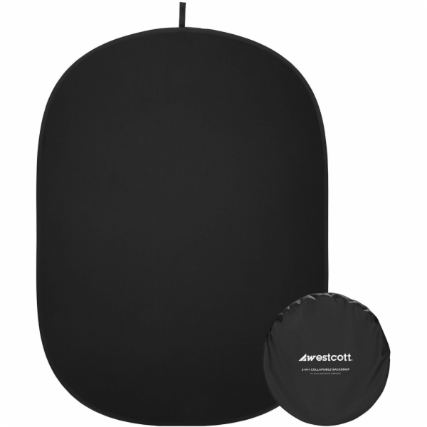 Lastolite Skládací pozadí WESTCOTT 2 v 1, černé a