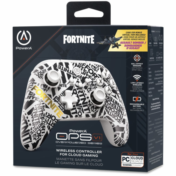 PowerA Bezdrátová podložka PC/CLOUD OPS v.1 FORTNITE EDITION