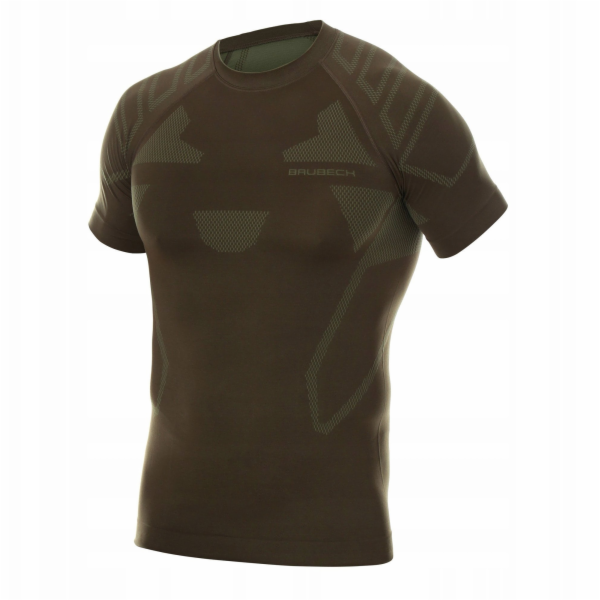Brubeck Pánské tričko SS13000 RANGER PROTECT khaki XXXL