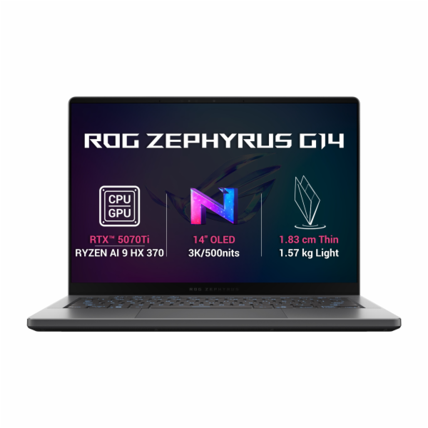 ASUS ROG Zephyrus G14/RYZEN AI 9 HX 370/32GB/1TB SSD/X7/1...