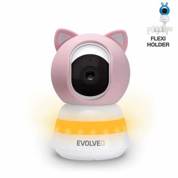 EVOLVEO Baby Monitor LUX- Chytrá 360° videochůvička s noč...