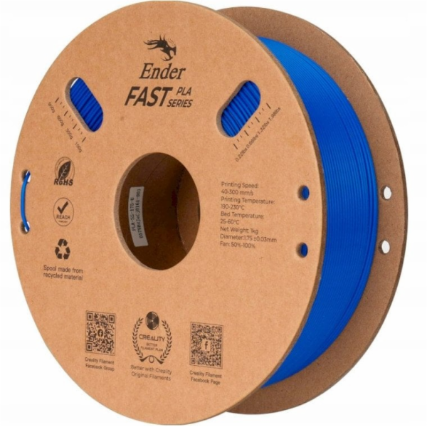 Creality Filament Ender Fast PLA, 1 kg, modrý (3301010433)