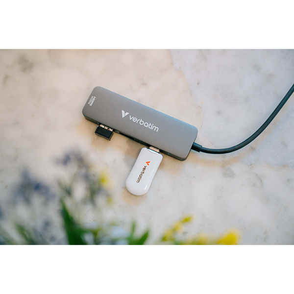 VERBATIM Plectra 64GB USB-C 3.2 Gen 1 bílá