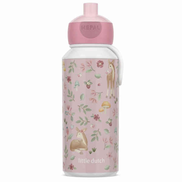 U-grow Dětská láhev Pop-Up Campus 400 ml Pohádková zahrad...