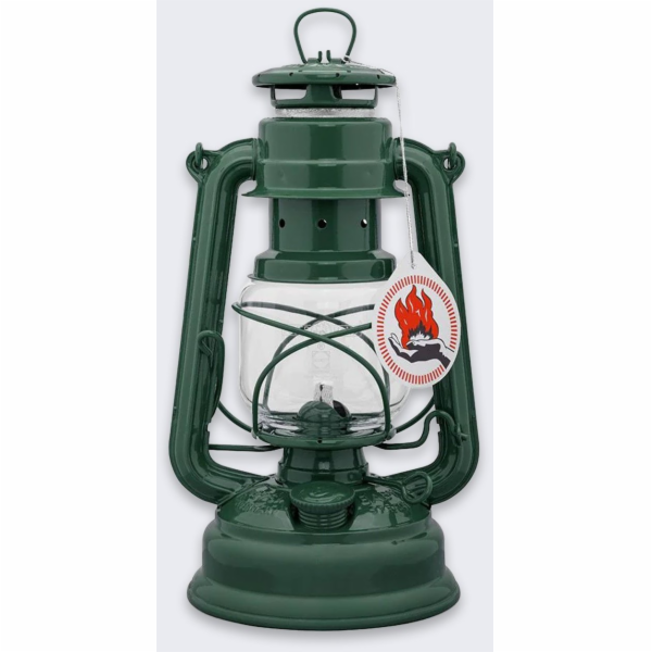 Feuerhand 276 Mechově zelená bouřková olejová lampa