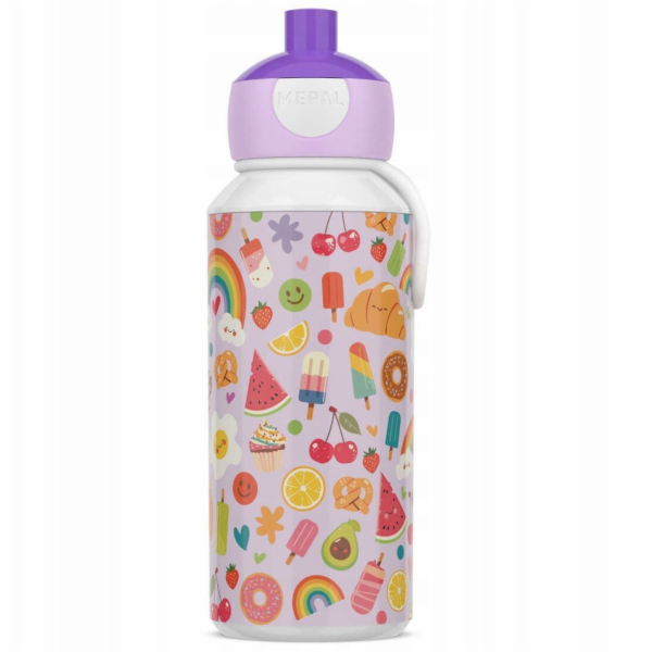 U-grow Dětská láhev Pop-Up Campus 400 ml Food Fest 107410...