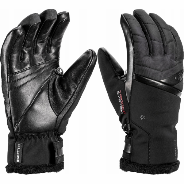 Leki Dámské rukavice Snowfox 3D černé 8.0