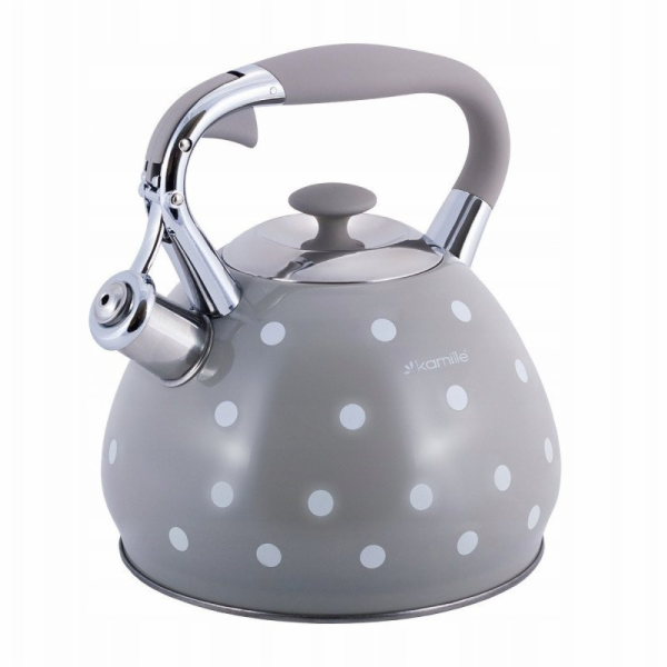 Kamille NEELEKTRICKÁ KONVICE 0695GR ŠEDÁ 3 L