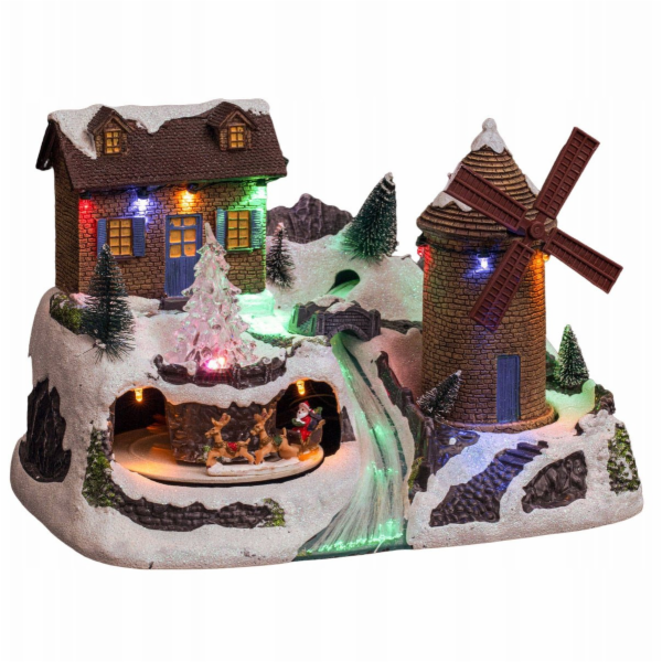 Fééric Lights and Christmas Betlémský dům s LED osvětlením