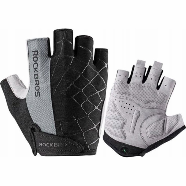 RockBros Cyklistické rukavice bez prstů s rychloupínáním,...