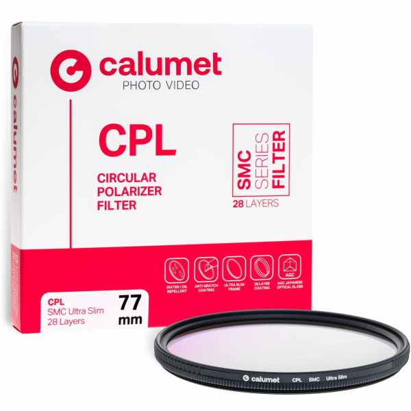 Calumet Filtr CPL SMC 77 mm ultra tenký 28 vrstev