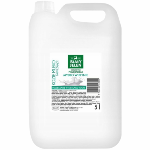 Biały Jeleń Tekuté mýdlo kozí mléko 5000ml - 5L