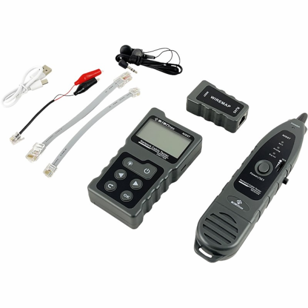 ALANTEC NI057 tester síťových kabelů PoE tester, černý