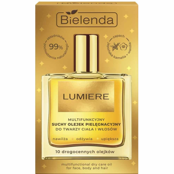 Bielenda Lumiere multifunkční suchý olej na obličej, tělo...