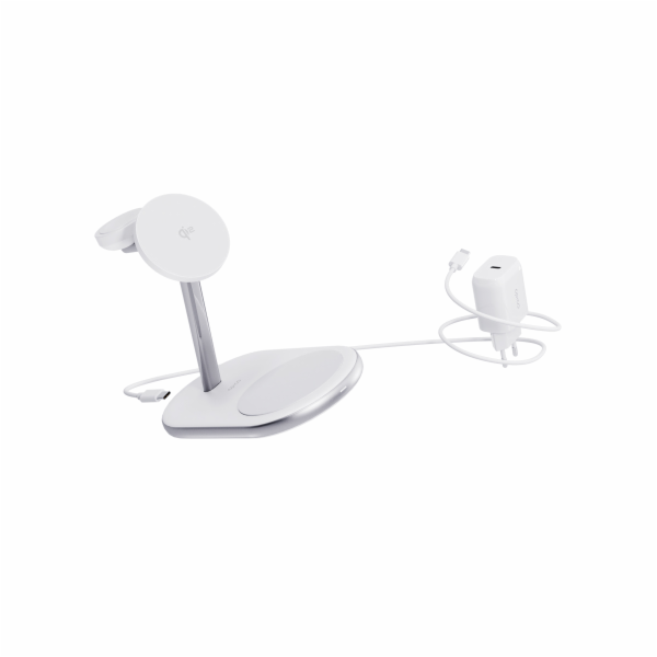 Epico Qi2 3in1 Mag+ nabíjecí stojánek EX60 - bílá