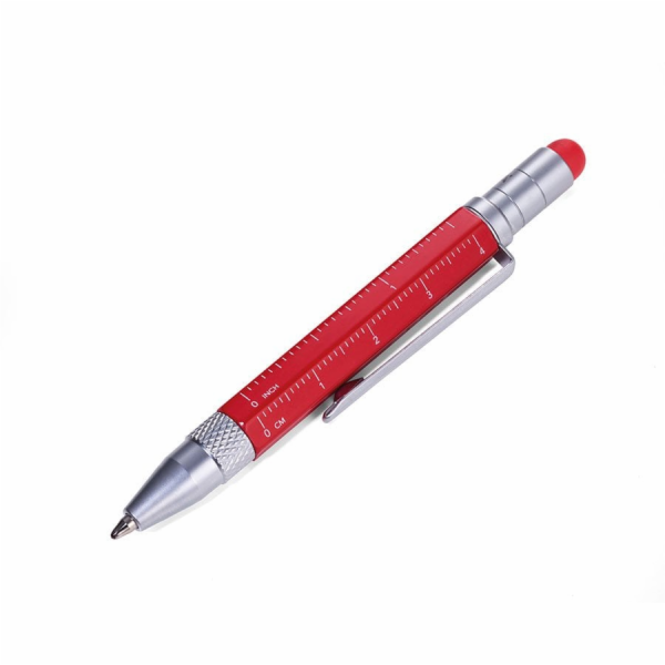 Troika Multitasking-Kugelschreiber LILIPUT TOOL PEN rot