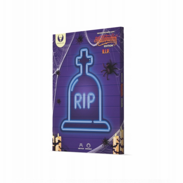 TelForceOne Neonové PLEXI LED RIP modré FPNE16 Forever Light