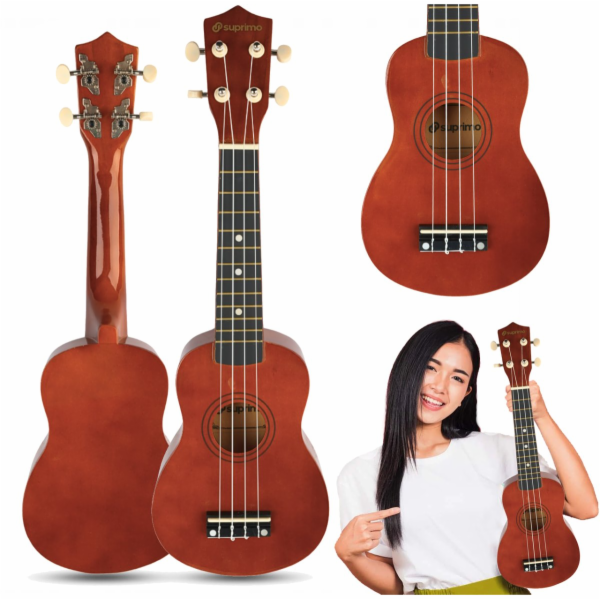LUNA GUITARS SUPRIMO UK21 DW sopránové ukulele 21 palců z...