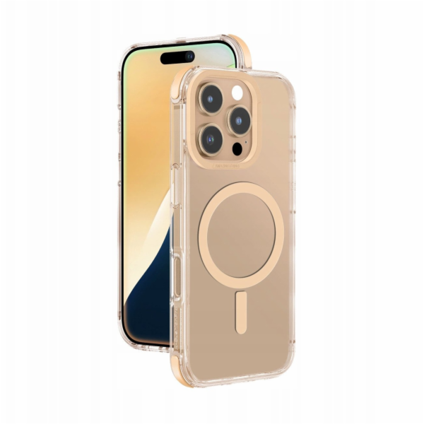 Amazingthing Kryt Omni Mag pro iPhone 16 Pro – růžovo-zlatý