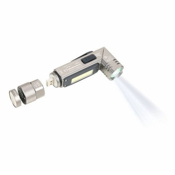 Troika Taschenlampe ECO KNICKLICHT PRO titanfarben