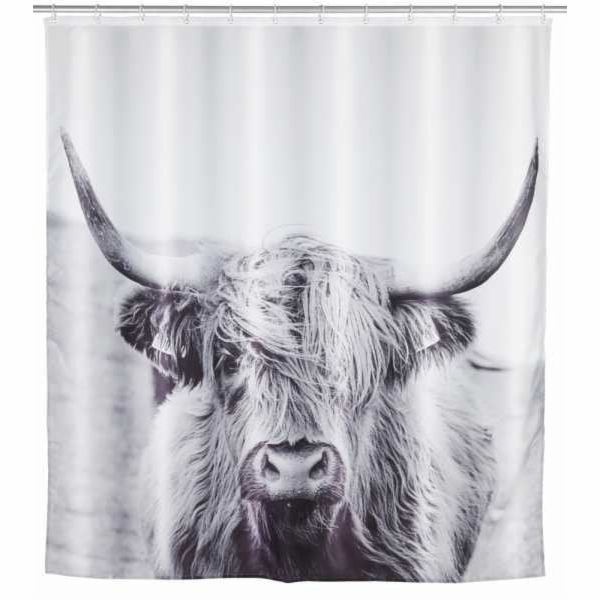 Wenko Sprchový závěs YAK, 180 x 200 cm, polyester, WENKO