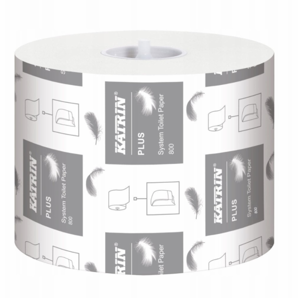 Katrin Plus - Velká role toaletního papíru, bílá, 2vrstvá...
