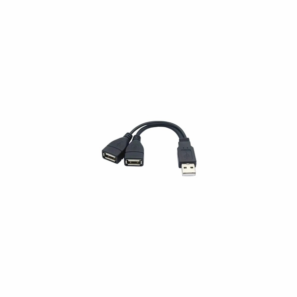 PREMIUMCORD Nabíjecí kabel USB 2.0, 15cm, černá