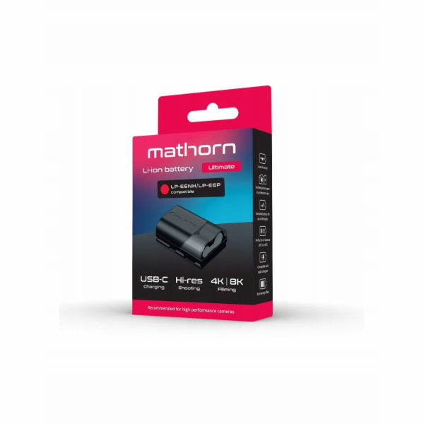 Mathorn Náhradní baterie MB-204 Ultimate 2600mAh USB-C LP...