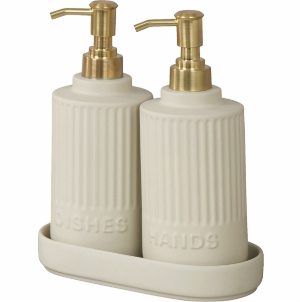 Wenko Sada dávkovačů HEIDI se stojánkem, 2 x 550 ml