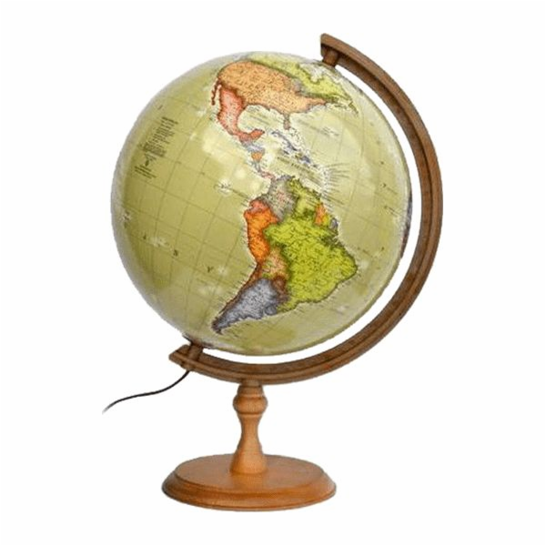 Zachem Globe 320 Politické, osvětlené