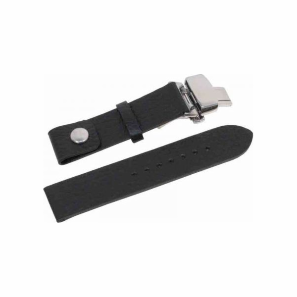 Zeppelin Zeppelin kožený řemínek černý 18mm